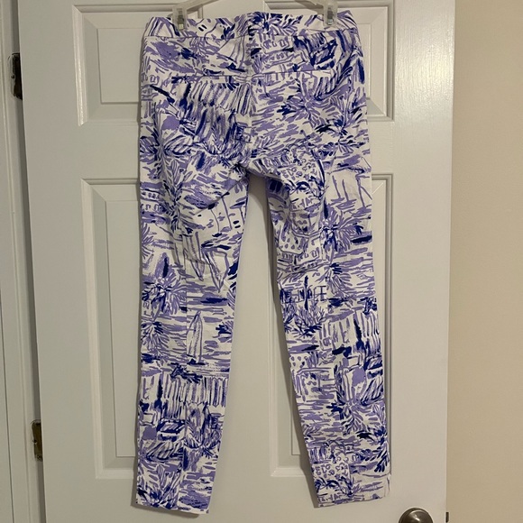Lilly Pulitzer Kelly Skinny Ankle Pants in Rock the Dock - Picture 4 of 4